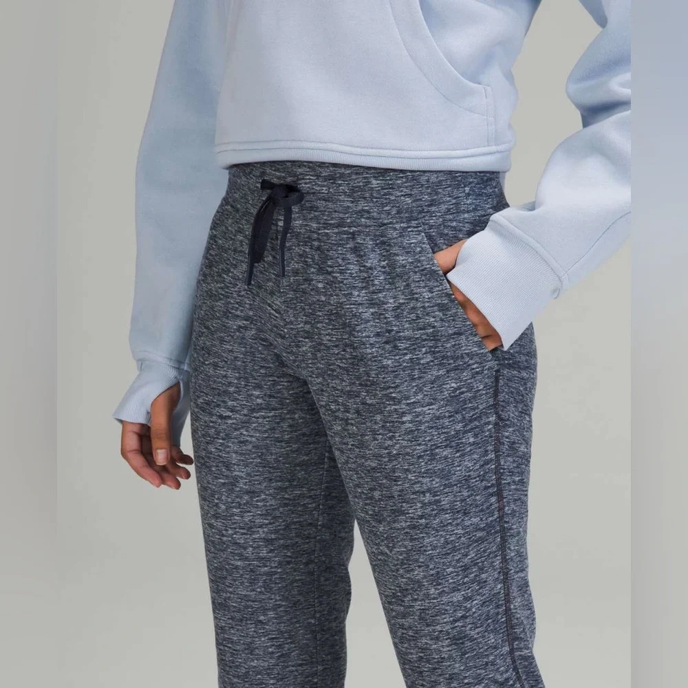 🌿Final Sale Lululemon Ready‎ to Rulu Blue Knit Joggers